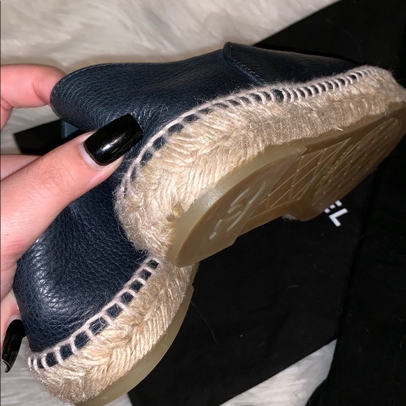 Chanel Espadrille Mule Slide Flats - Picture 3 of 7